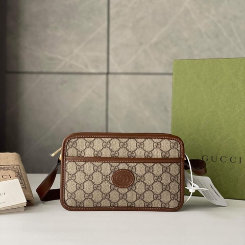 TÚI Gucci GG Interlocking Camera bag unisex Top Quality