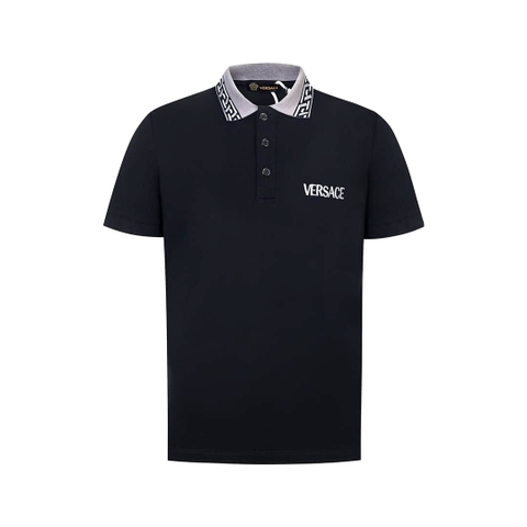 ÁO VERSACE POLO SHIRT MÀU ĐEN UNISEX