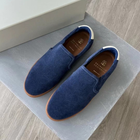 GIÀY BRUNELLO CUCINELLI SLIP ON SHOES AAA DA LỘN