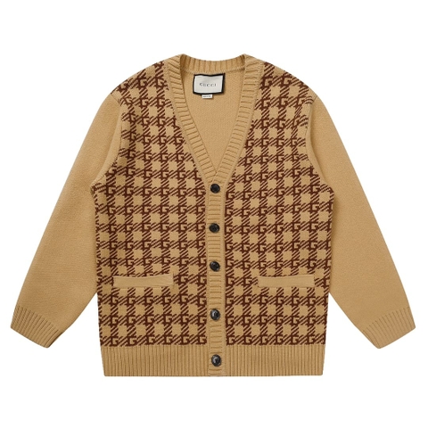 ÁO GUCCI Cashmere Brown Sweater