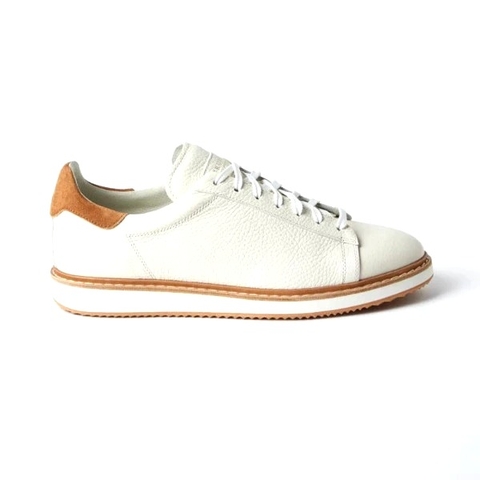GIÀY BRUNELLO CUCINELLI SNEAKERS GRAIN CALFSKIN SHOES AAA DA BÊ HẠT