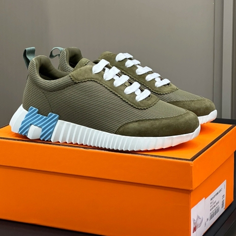 GIÀY HERMES BOUNCING SNEAKER LOW SPORTS OLIVE