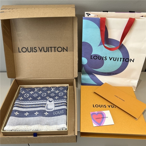 KHĂN Louis Vuitton LV Cashmere scarf