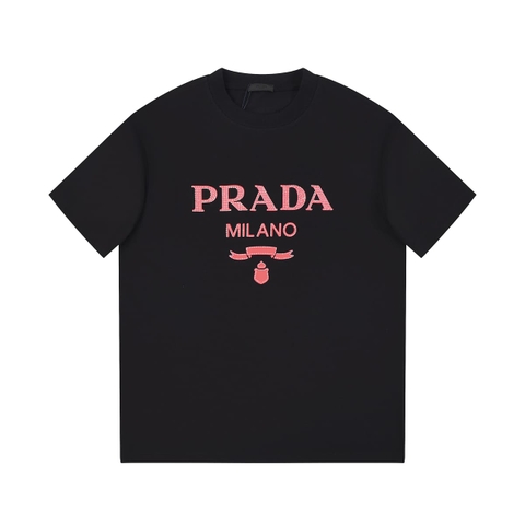 ÁO PRADA T SHIRT MÀU ĐEN UNISEX