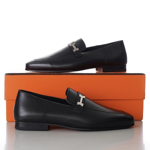GIÀY HERMES GIOVANNI LOAFER BLACK AAA