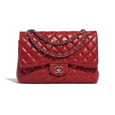 TÚI Chanel CF Jumbo Caviar Red