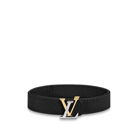 LOUIS VUITTON LV INITIALS REVERSIBLE LEATHER BRACELET