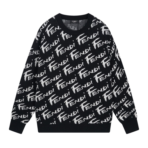 ÁO FENDI Cashmere Black Sweater