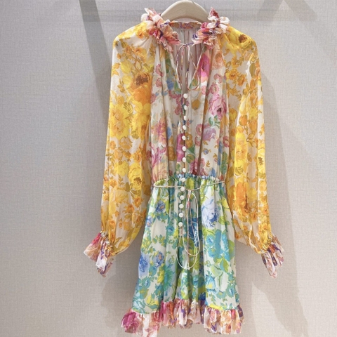VÁY ZIMMERMANN Flower Vintage Dress High Classy
