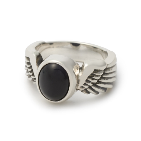 THE Angles wings Gems Ring silver sterling 925 Italia