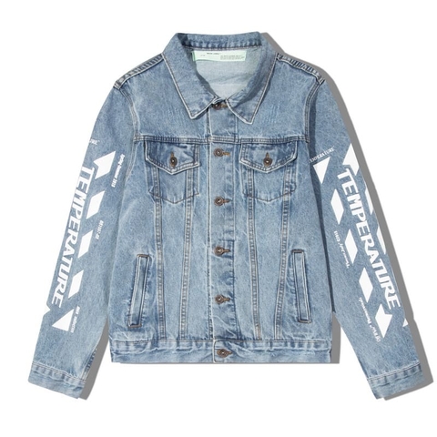 ÁO OFF-WHITE RED LABEL DENIM JACKET