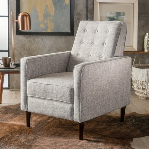 SOFA NỈ ĐƠN CHÂN GỖ KAPA Sofa