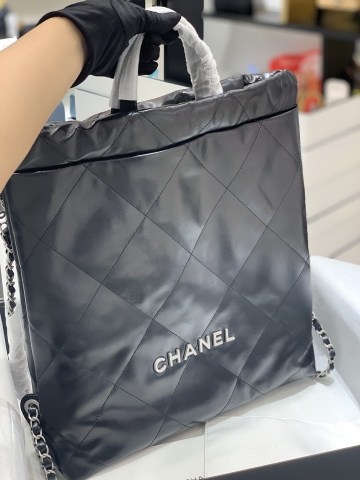 TÚI CHANEL 22 Black đen Silver logo