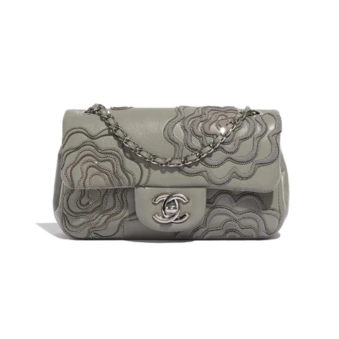 TÚI Chanel Extra Mini Lamb Light Grey