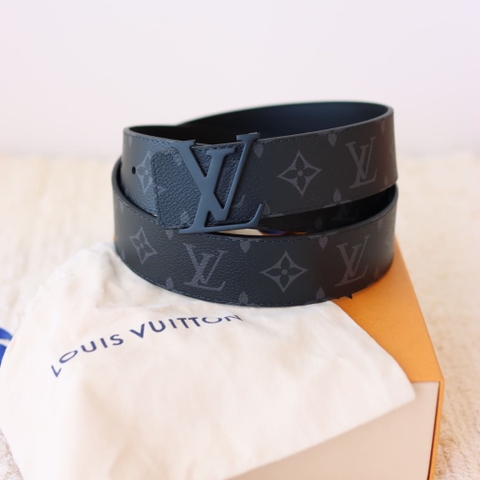 DÂY LƯNG LOUIS VUITTON LV BLACK MONOGRAM Khóa đen