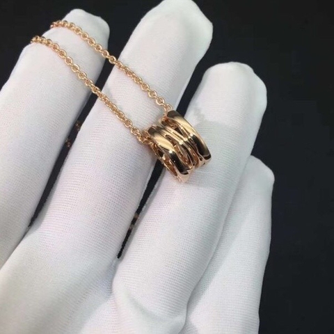 DÂY CHUYỀN BVLGARI B ZERO1 WITH PENDANT ROSE GOLD 18K