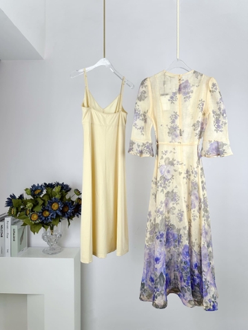 VÁY ZIMMERMANN IRIS Flower Vintage Dress High Classy Hoa Diên Vĩ