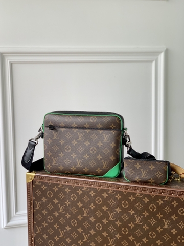 TÚI LOUIS VUITTON Trio Monogram Macassar Virgil Abloh Messenger Bag
