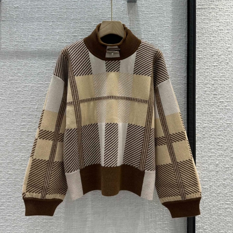 ÁO HERMES KELLY Wool-jersey sweatshirt