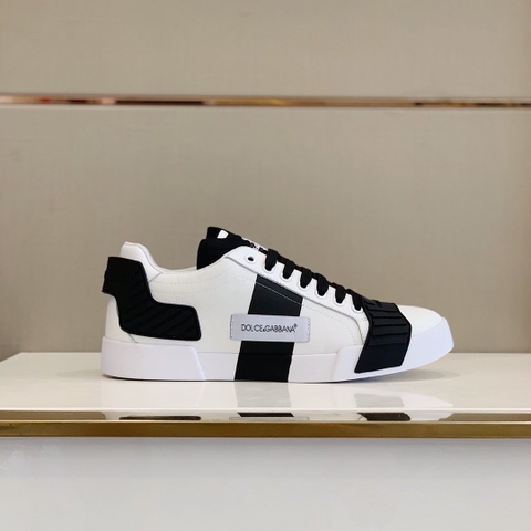 GIÀY DOLCE & GABBANA BLACK WHITE SNEAKERS