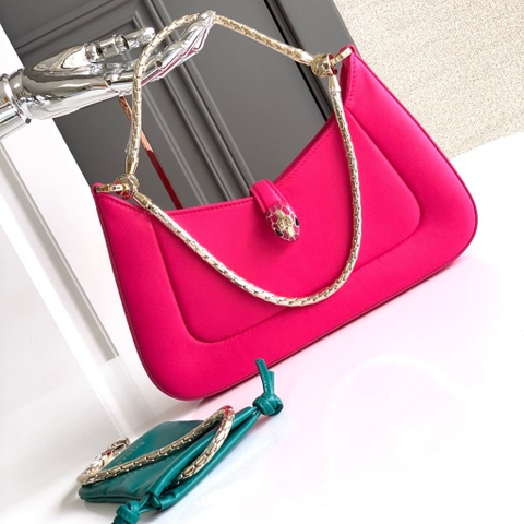 TÚI BVLGARI SERPENTI CALFSKIN PINK