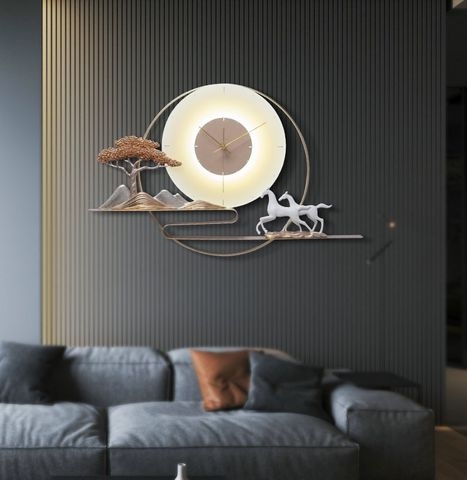 Đồng Hồ treo tường Phù Điêu Nghệ Thuật03