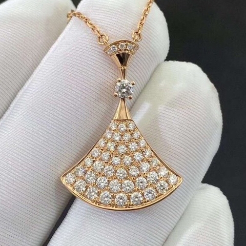 DÂY CHUYỀN BVLGARI DIVAS DREAM AND DIAMOND ROSE GOLD 18K