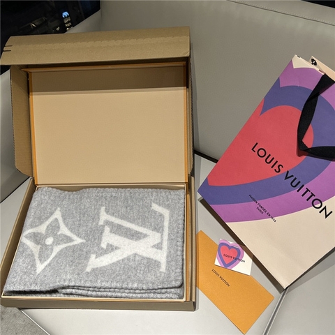 KHĂN Louis Vuitton LV Cashmere scarf