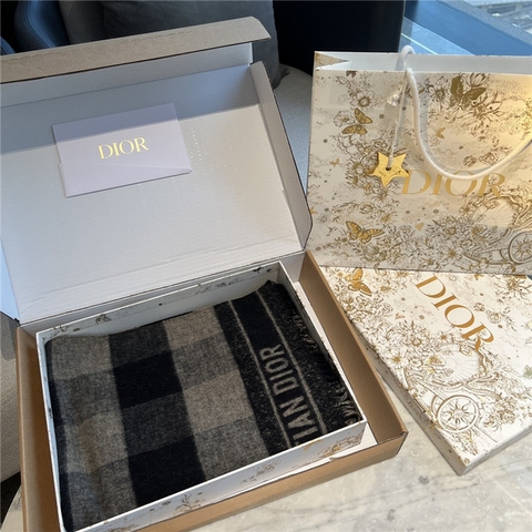 KHĂN Christian Dior Cashmere scarf