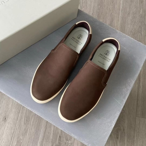 GIÀY BRUNELLO CUCINELLI SLIP ON SHOES AAA DA LỘN