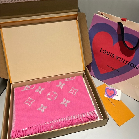 KHĂN Louis Vuitton LV Cashmere scarf