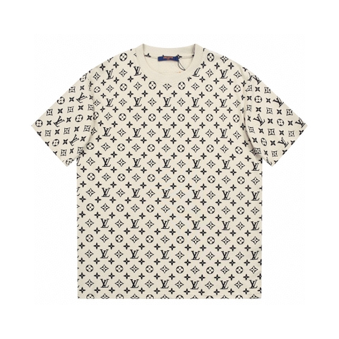 ÁO LOUIS VUITTON print cotton jersey T-shirt