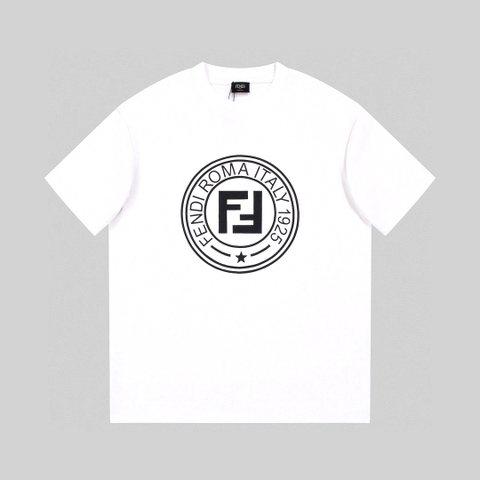 ÁO FENDI ROMA print cotton jersey T-shirt