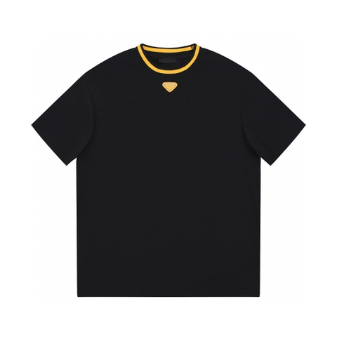 ÁO PRADA print cotton jersey T-shirt