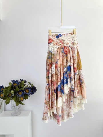 CHÂN VÁY ZIMMERMANN Flower Vintage Dress High Classy