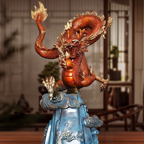 Bức rồng đồng thau nguyên chất