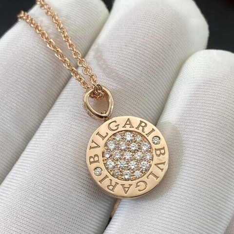 DÂY CHUYỀN BVLGARI DIAMOND AND ROSE GOLD 18K