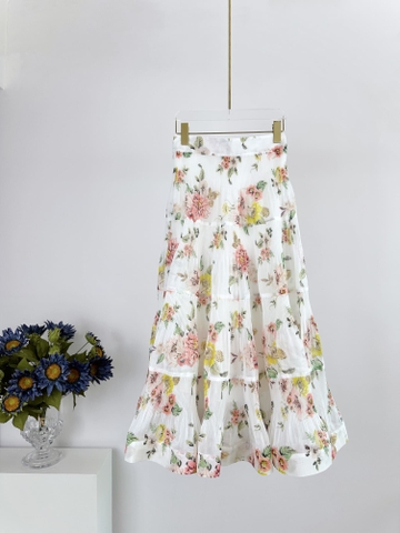 CHÂN VÁY ZIMMERMANN Flower Vintage Dress High Classy