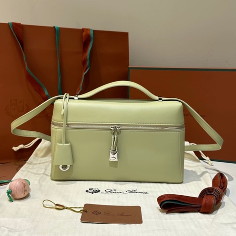 TÚI Loro Piana Women Extra bằng da bê màu Beige