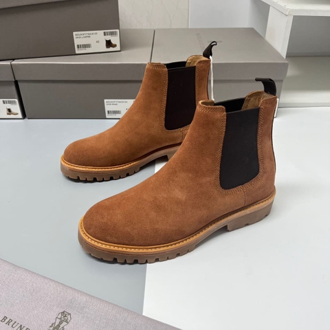 GIÀY BRUNELLO CUCINELLI CHELSEA BOOTS SHOES AAA DA LỘN