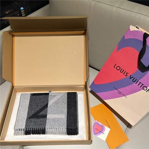 KHĂN Louis Vuitton LV Cashmere scarf