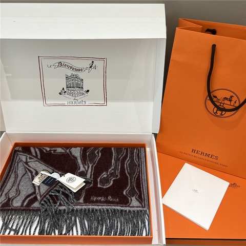 KHĂN Hermes Le Horse Cashmere scarf