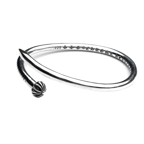 Vòng tay bạc Italia 925 CHROME HEART ĐINH