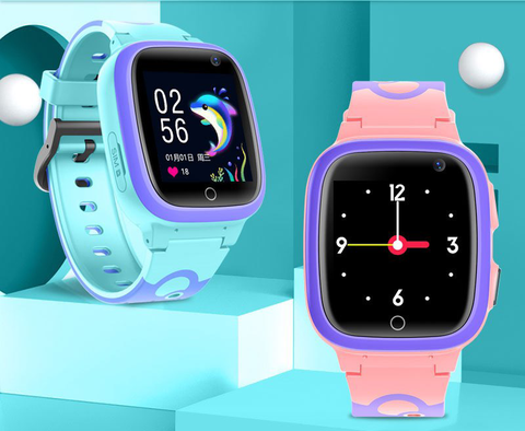 Đồng Hồ Định Vị chống nước Kids Watch T08 Plus có Tiếng việt, Camera chụp ảnh (Tặng Sim 4G)