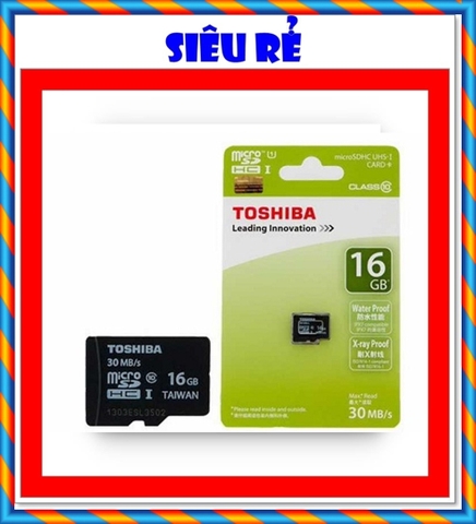 Thẻ nhớ Toshiba 16GB M203 Tốc độ cao 80MB - 100Mb/S