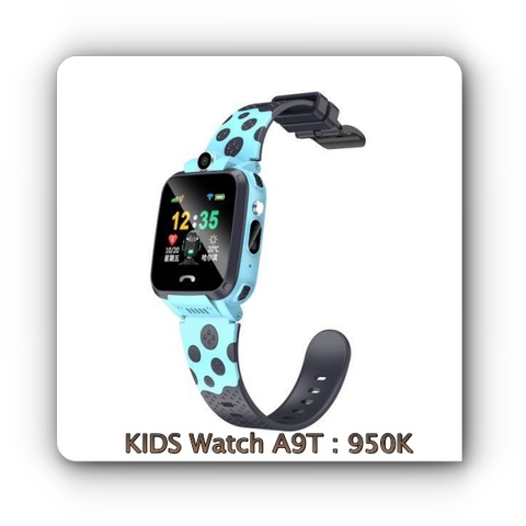 Đồng Hồ Định Vị Chống Nước Kids Watch A9T Có Tiếng Việt Có WIFI, Đèn Pin,Camera (Tặng Sim 4G)