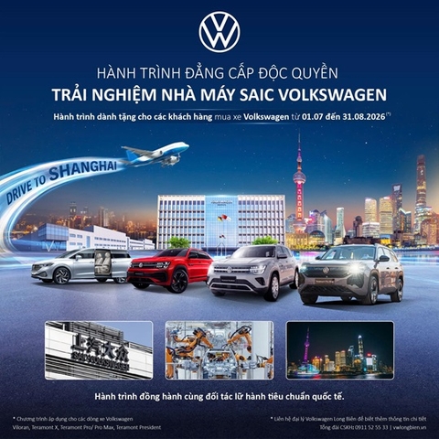 BẢNG GIÁ XE VOLKSWAGEN THÁNG 07 / 2026