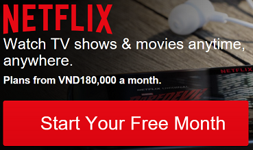 Đăng ký tài khoản Netflix miễn phí bằng thẻ Visa