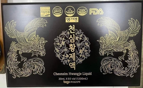 TINH CHẤT ĐÔNG TRÙNG HẠ THẢO HÀN QUỐC CHEONSIM HWANGJE 천심황제액