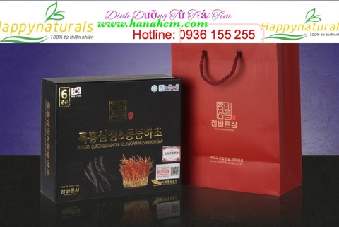 Korean Black Ginseng & Silkworm Mushroom Sap